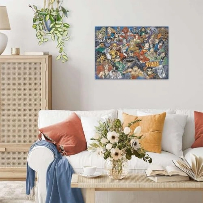 1000 Parça DC Comics Yapboz ile Eğlenceli Zaman Geçirin