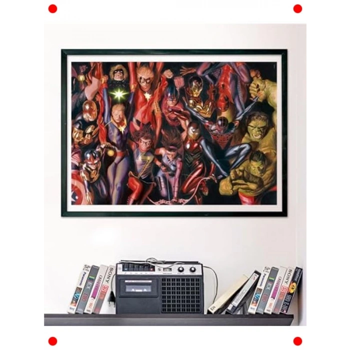 1000 Parça Disney Kahramanları Yapbozu (Kompakt Kutu)