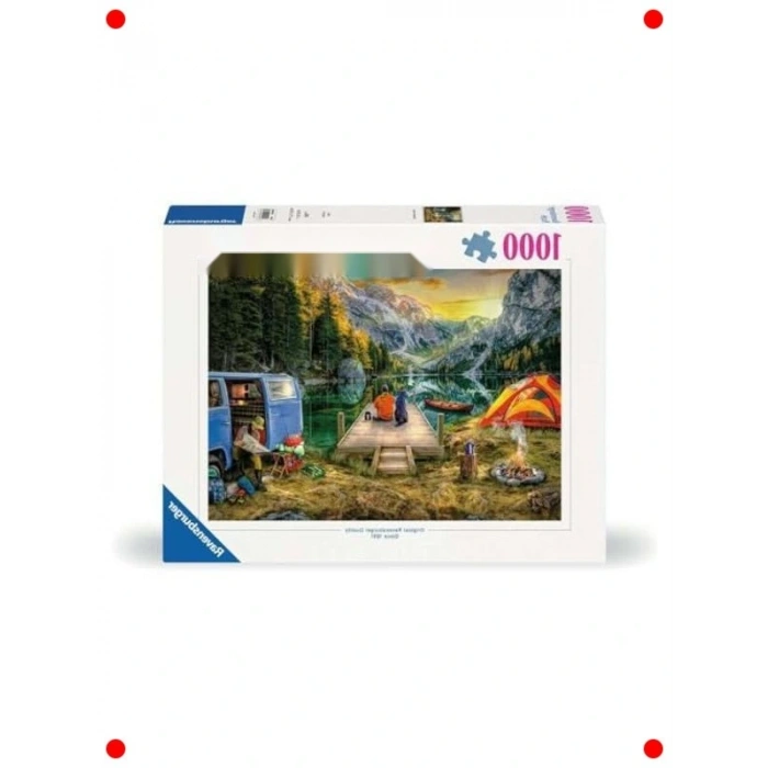 1000 Parça Kamp Temalı Yetişkin Yapbozu