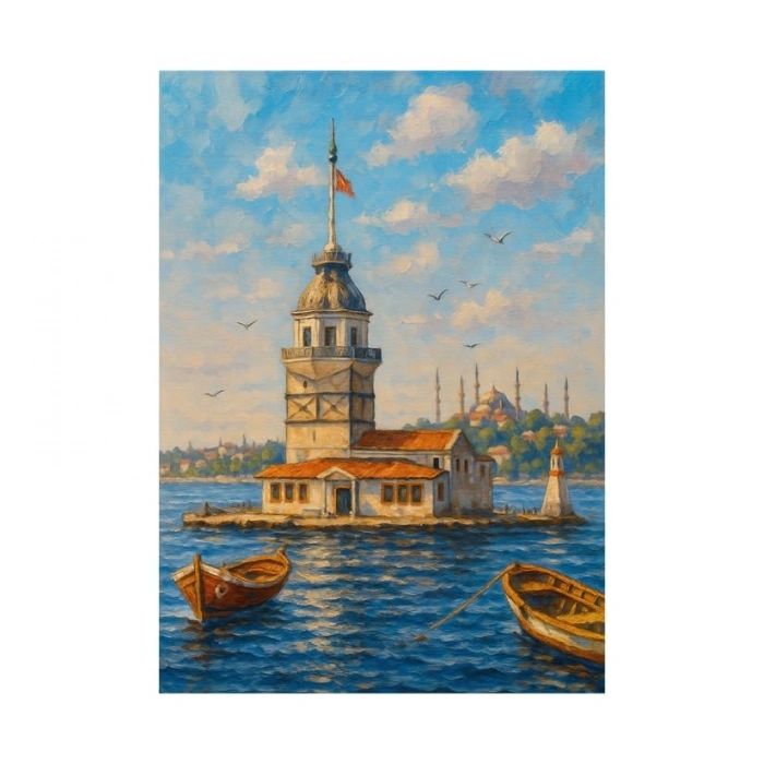 1000 Parça Kız Kulesi Temalı Yapboz, Sakinlik