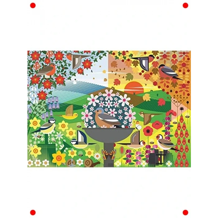 1000 Parça Kuş Temalı Yapboz