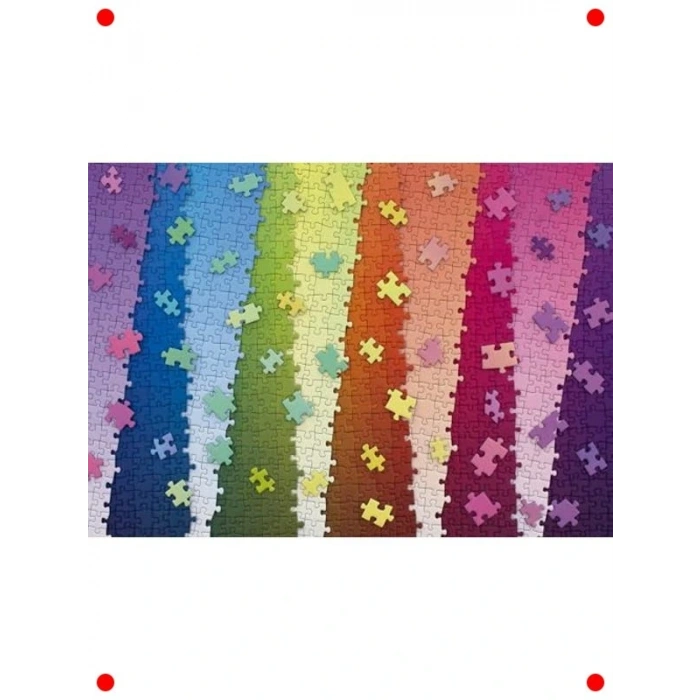 1000 Parça Renkler Temalı Sanat Yapbozu