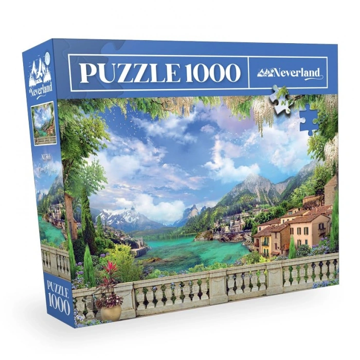 1000 Parça Sahil Manzarası Puzzle, Aile Eğlencesi