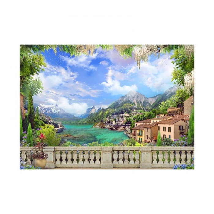 1000 Parça Sahil Manzarası Puzzle, Aile Eğlencesi