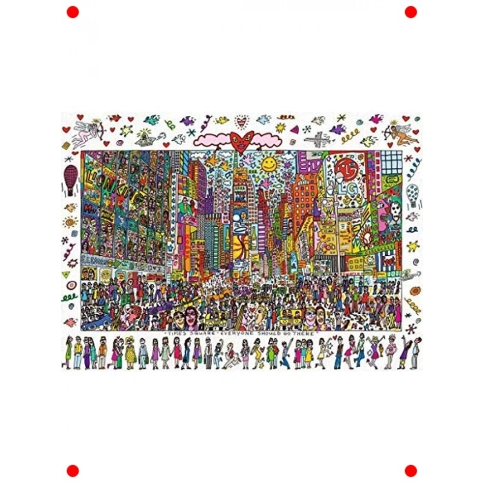 1000 Parça Sanatçı Temalı Yapboz - Times Square