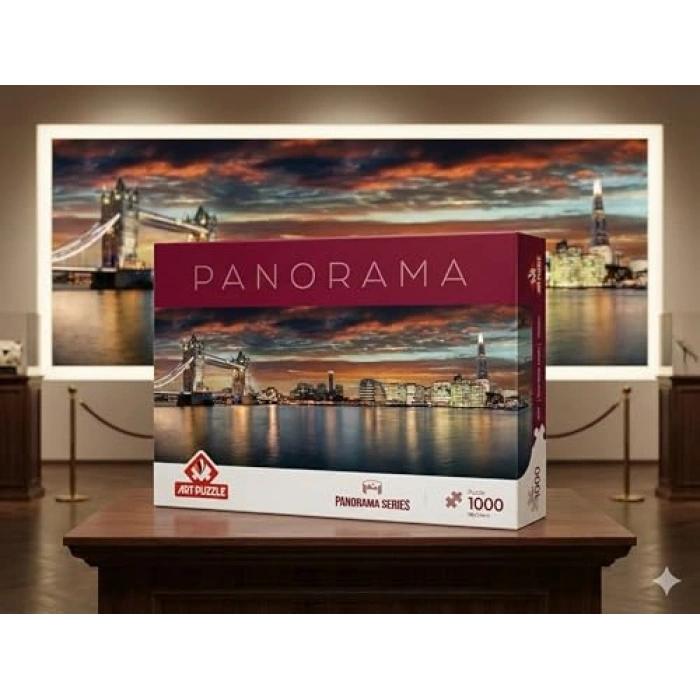 1000 Parça Tower Bridge Panoramik Yapboz