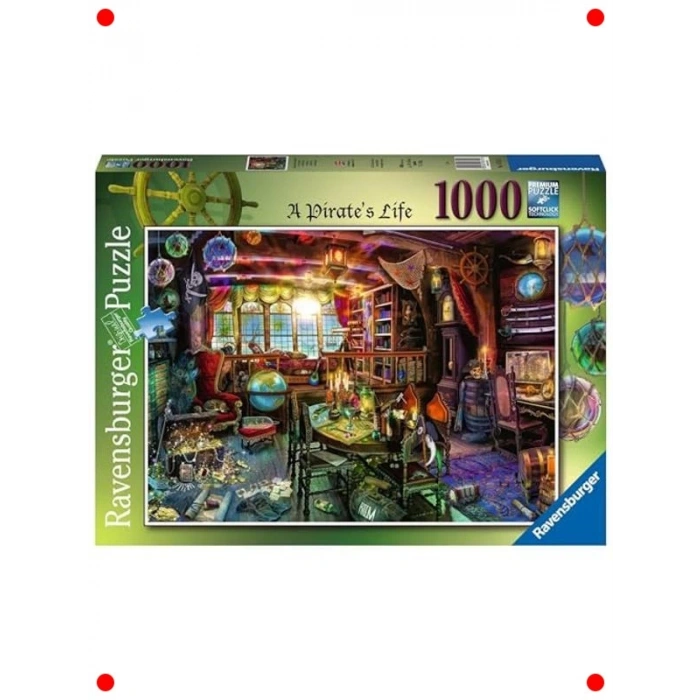 1000 Parça Yapboz - Korsanın Gizemli Odası Teması