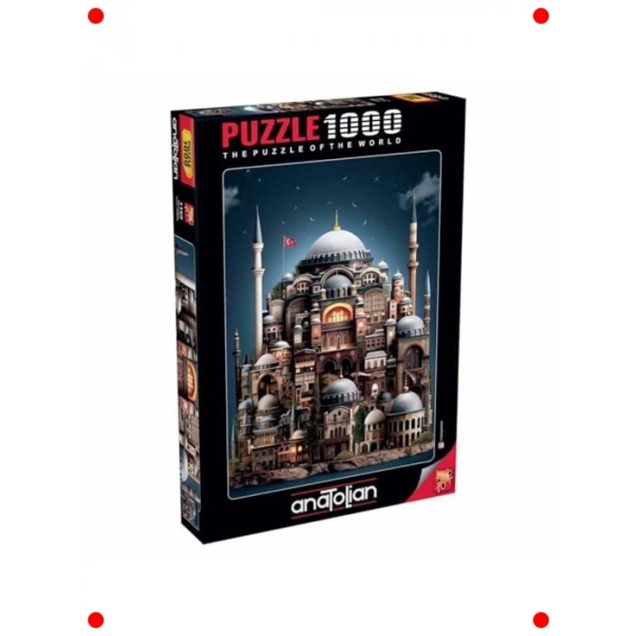 1000 Parça Yetişkin Yapbozu: Tarihi Yapı Görseli