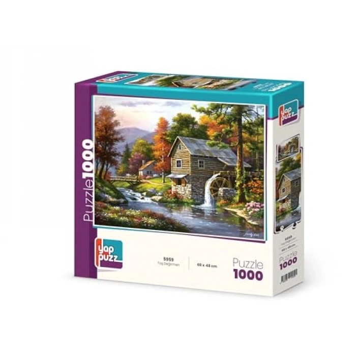 1000 Parçalı Gece Temalı Eğlenceli Puzzle
