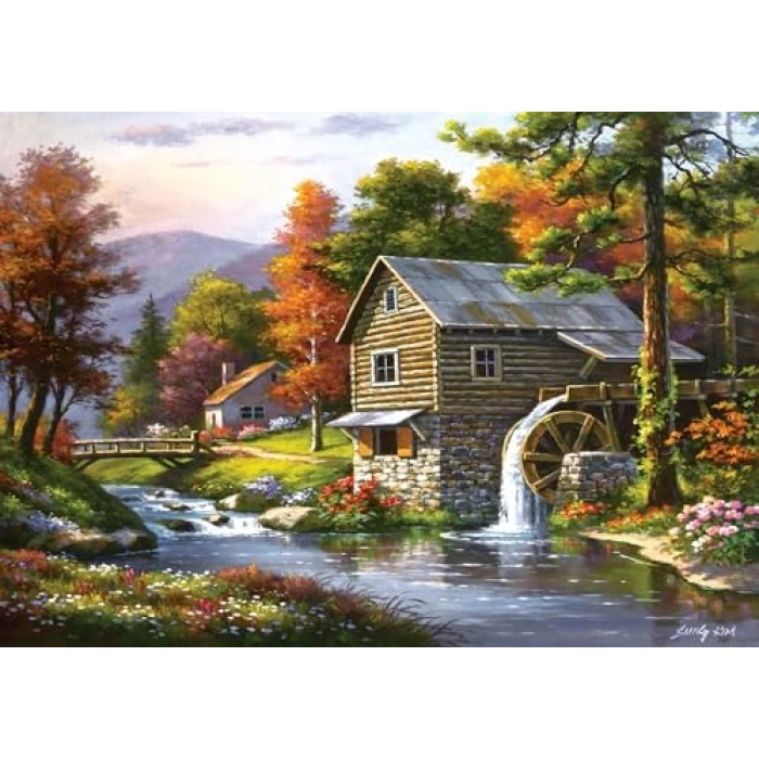 1000 Parçalı Gece Temalı Eğlenceli Puzzle