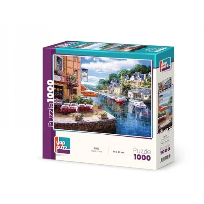 1000 Parçalı Sessiz Liman Temalı Eğlenceli Puzzle