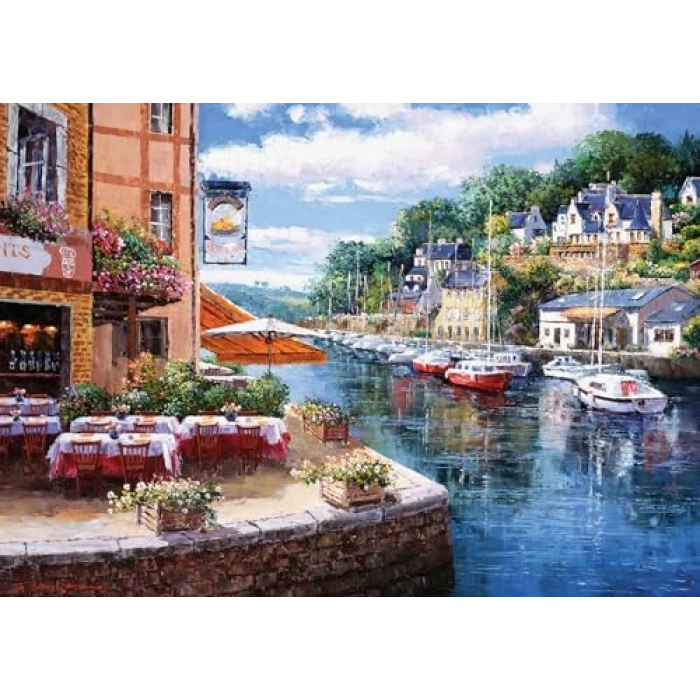 1000 Parçalı Sessiz Liman Temalı Eğlenceli Puzzle