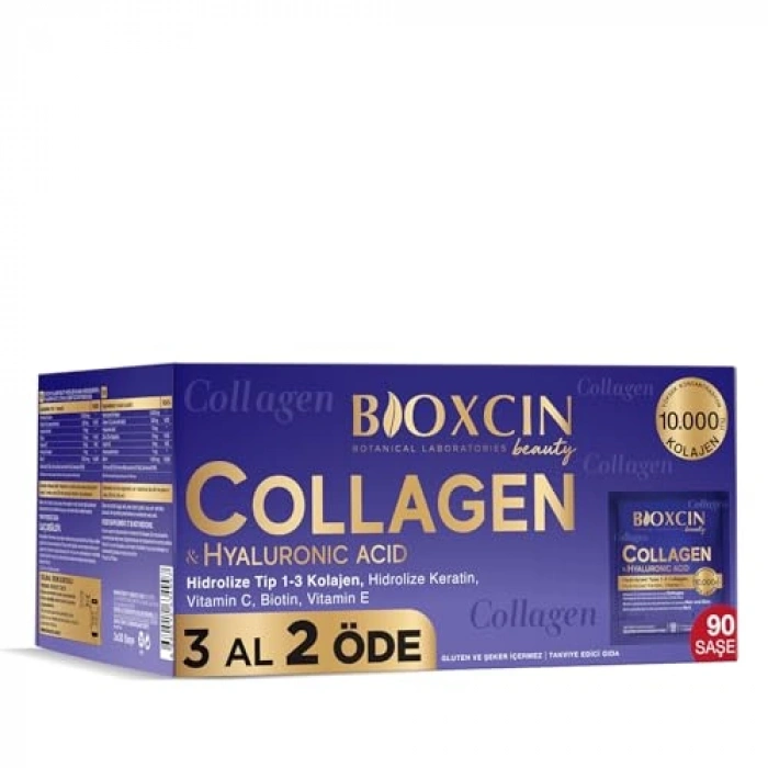 10.000 mg Kolajen Toz Takviye, Ananas Aromalı 3 Al 2 Öde