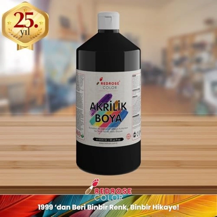 1000gr Siyah Akrilik ile Projelerinizi Güçlendirin
