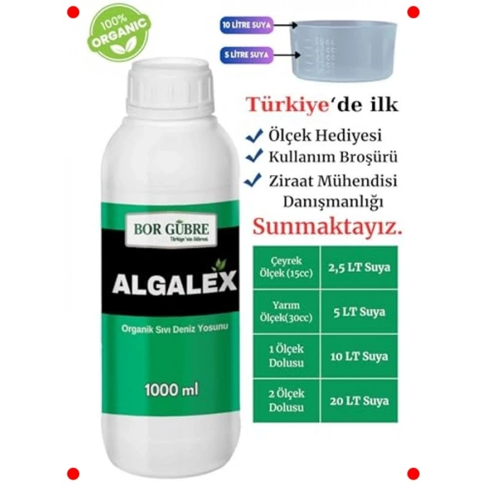 1000ML Organik Sıvı Deniz Yosunu İçeren Bitki Gübresi