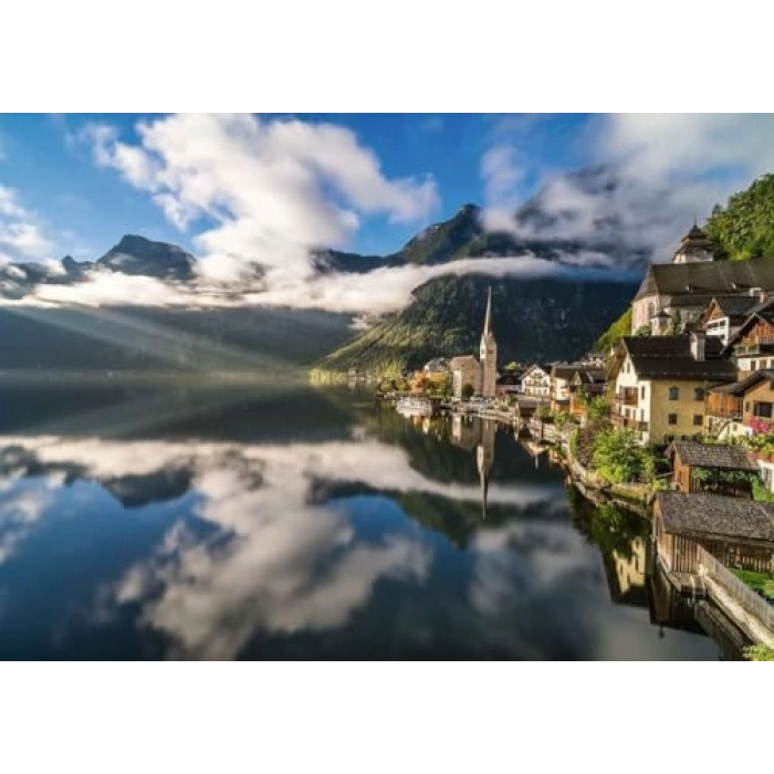 , 1000p Puzzle Avusturya Hallstatt, Yetişkin Puzzle