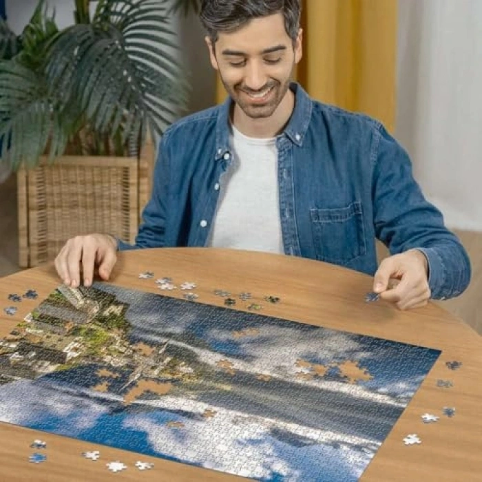 , 1000p Puzzle Avusturya Hallstatt, Yetişkin Puzzle