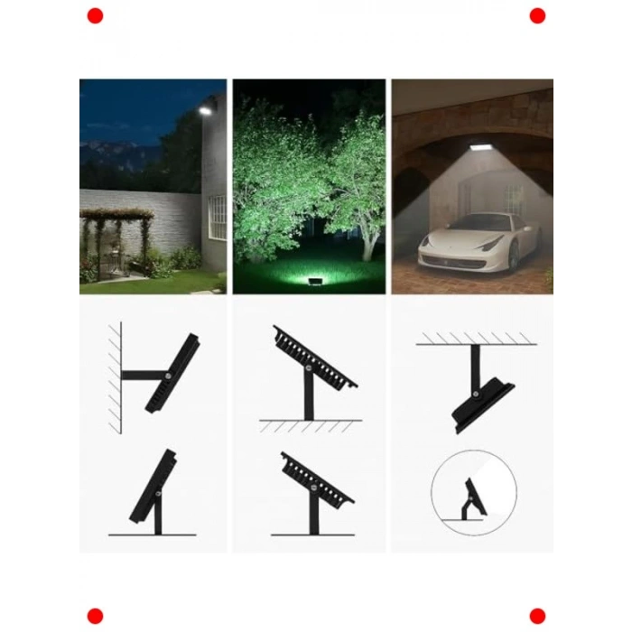 100W Dış Mekan Su Geçirmez LED Projektör