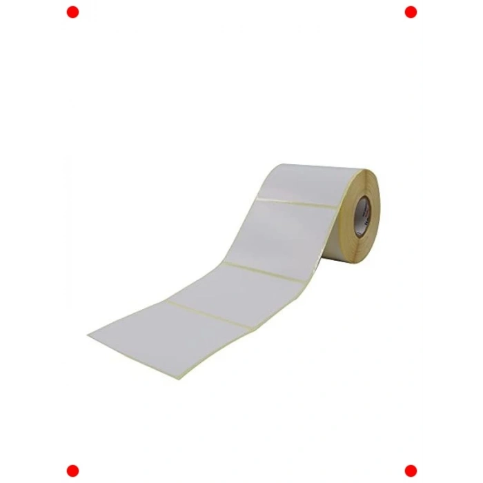100x80 mm Kuşe Barkod Etiketi (500lü Rulo)