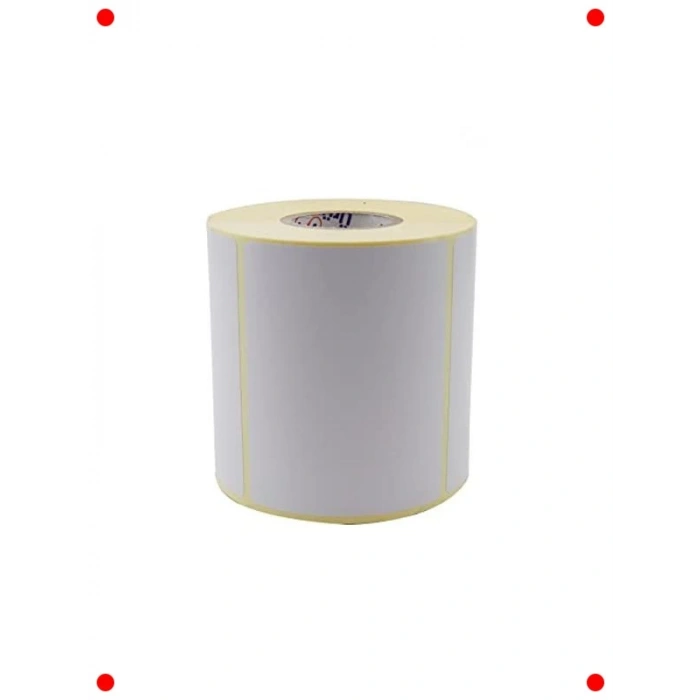 100x80 mm Kuşe Barkod Etiketi (500lü Rulo)