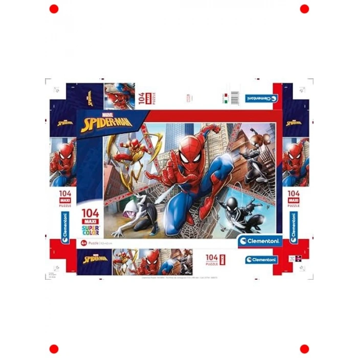 104 Parça Süper Kahraman Temalı Maxi Yapboz