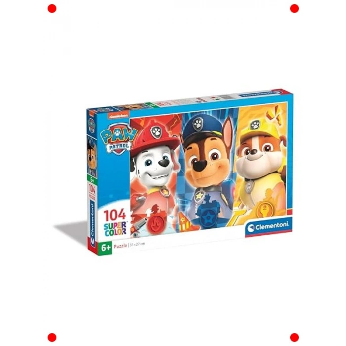 104 Parça Süper Renkli Köpek Devriyesi Yapbozu