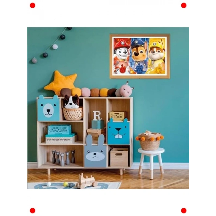 104 Parça Süper Renkli Köpek Devriyesi Yapbozu