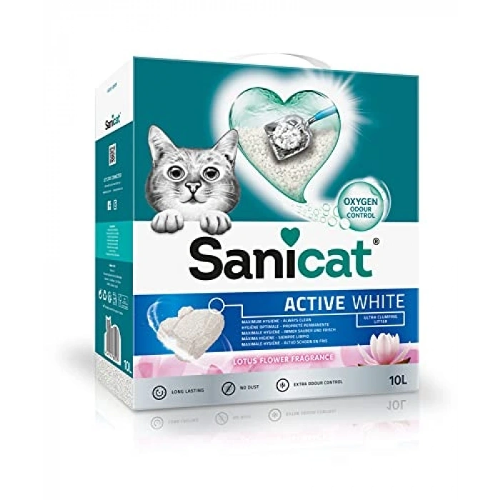 10L Kapasiteye Sahip Topaklanan Kedi Kumu