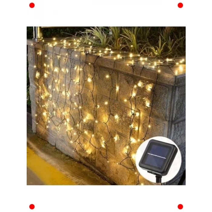 10m 100 LED Solar Bahçe Aydınlatma Zinciri