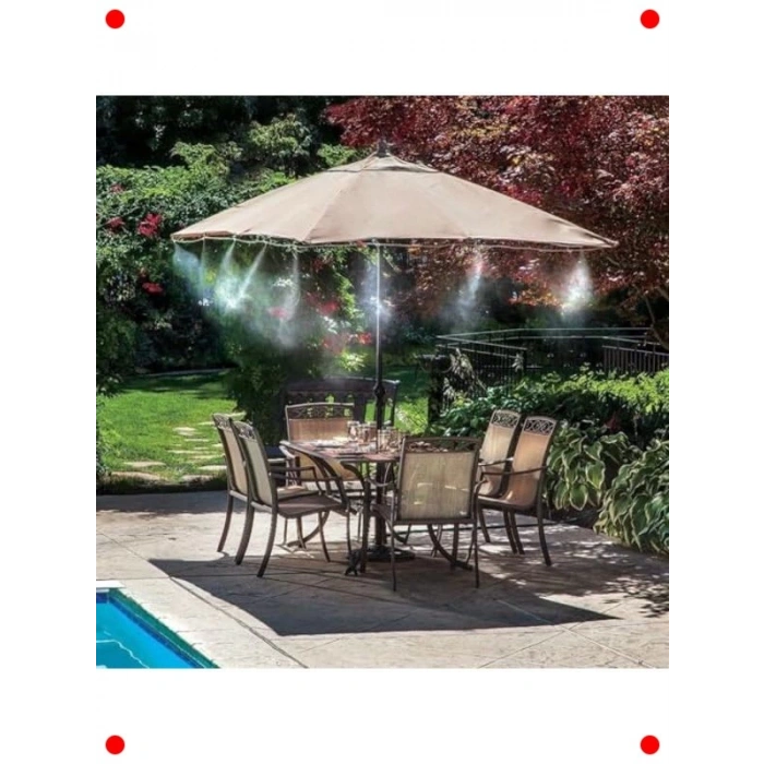 10M Kendin Yap Bahçe Sulama ve Serinletme Sistemi