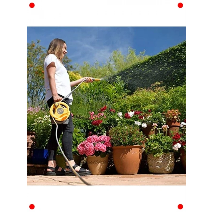 10m Mikro Hortumlu Otomatik Sarma Makara Seti