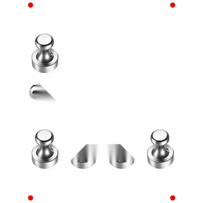 12 Adet Güçlü Neodyum Mıknatıs - Ev & Ofis İçin