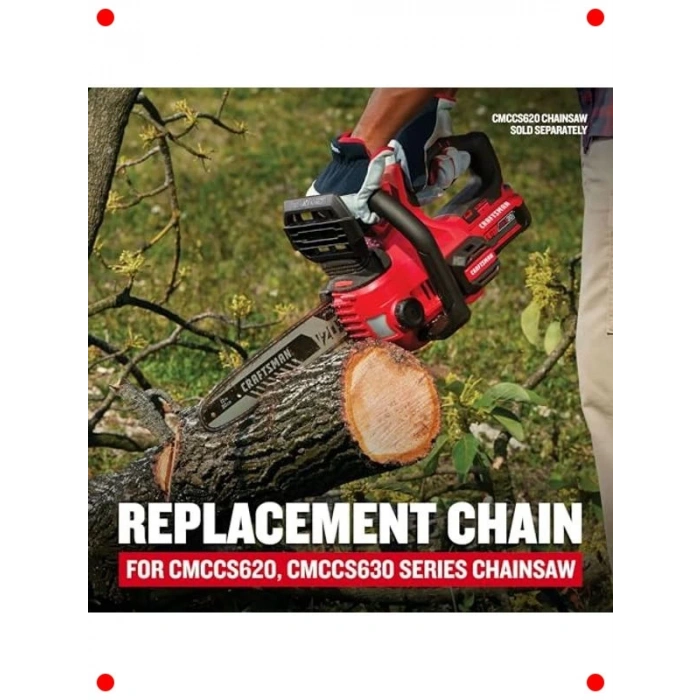 12 İnç Elektrikli Testere Yedek Zinciri - Yüksek Performans