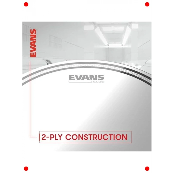 12 inç Şeffaf Tom/Trampet Davul Derisi