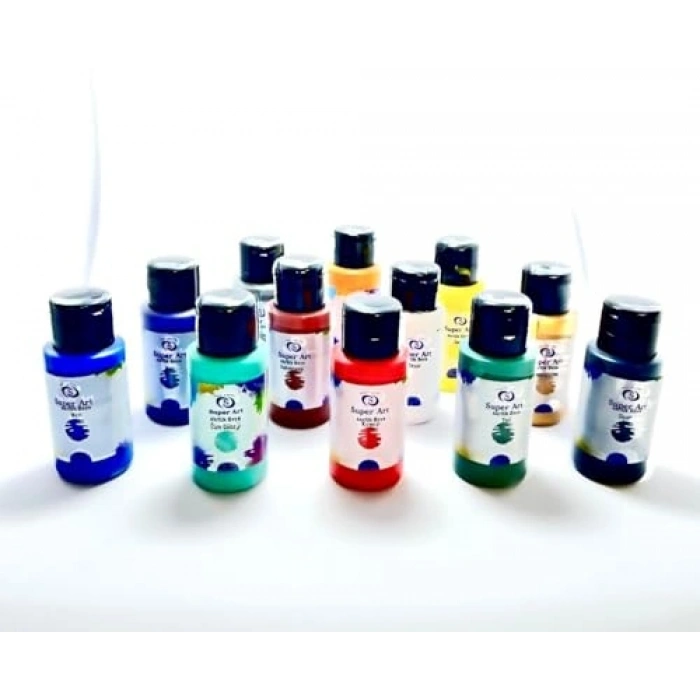 12li Akrilik Set, 12x50 mL, Sanat için