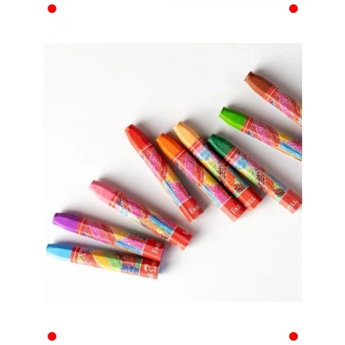 12li Altıgen Pastel Boya Seti