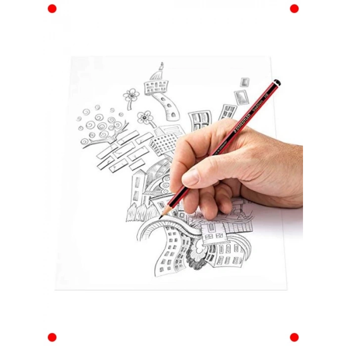 12li Klasik Kurşun Kalem Seti