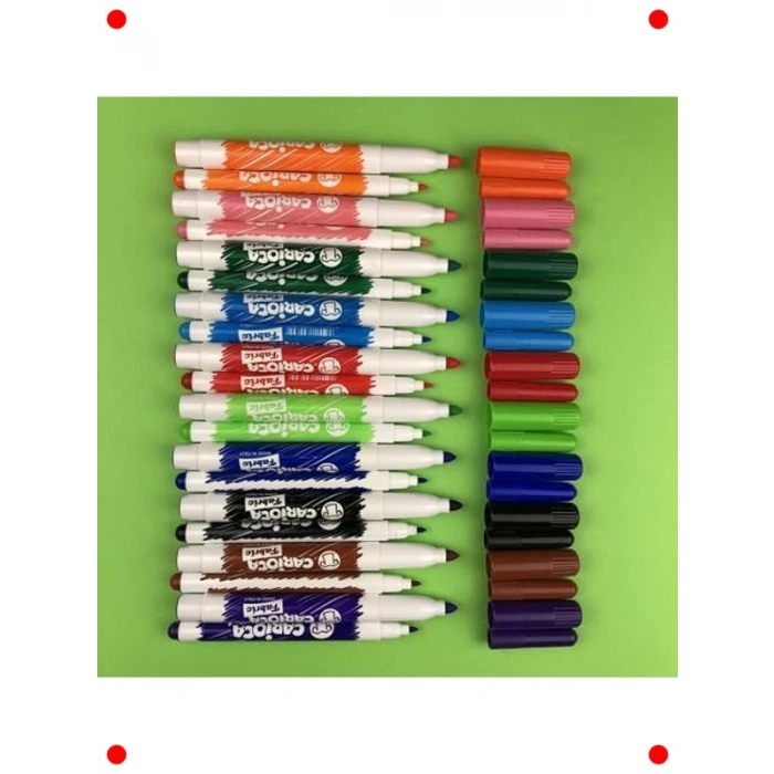 12li Kumaş Boya Kalemi Seti