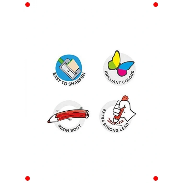 12li Kuru Boya Kalemi Seti