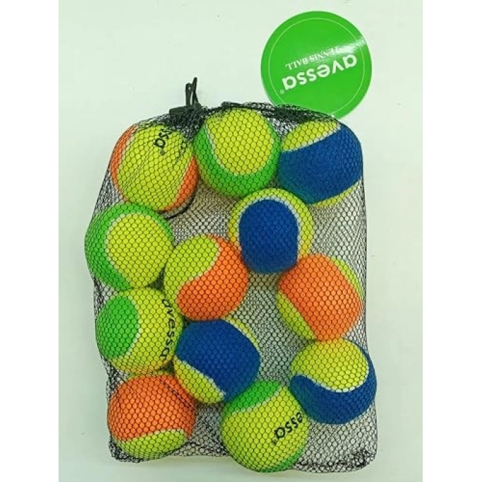 12li Renkli Tenis Topu Seti, Hobi ve Amatör Kullanım İçin