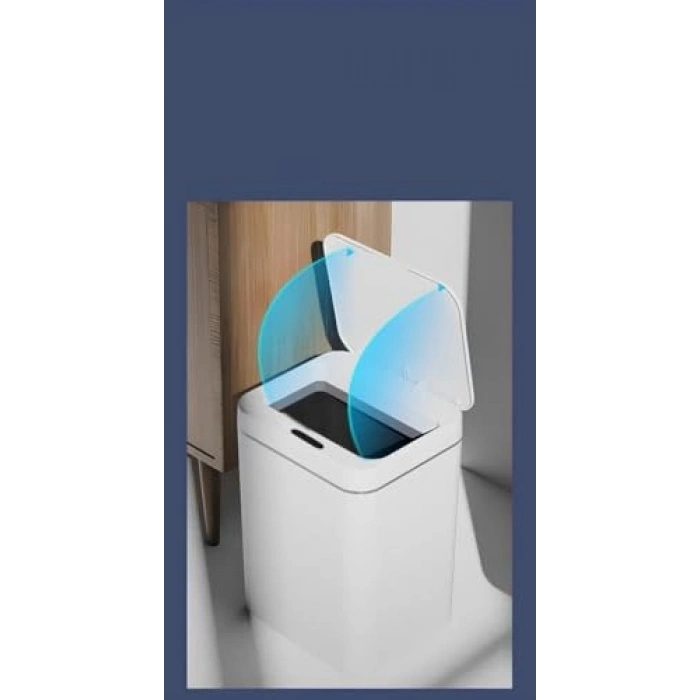 12 litre kapasiteli sessiz kapanan çöp kutusu, otomatik sensörlü