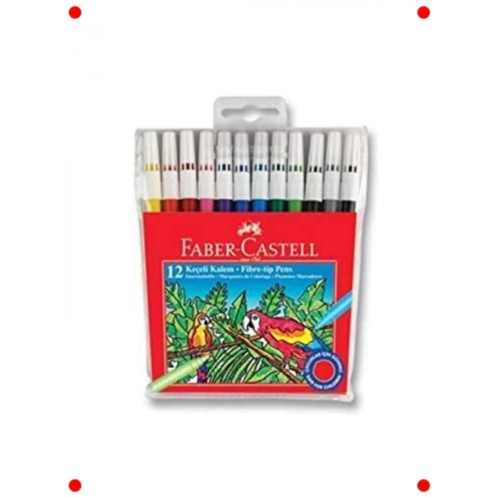 12 Renk Yıkanabilir Keçeli Kalem Seti