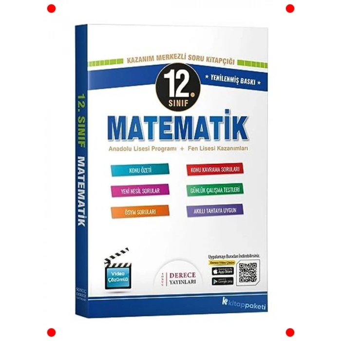 12. Sınıf Matematik Konu Anlatımlı Modüler Set