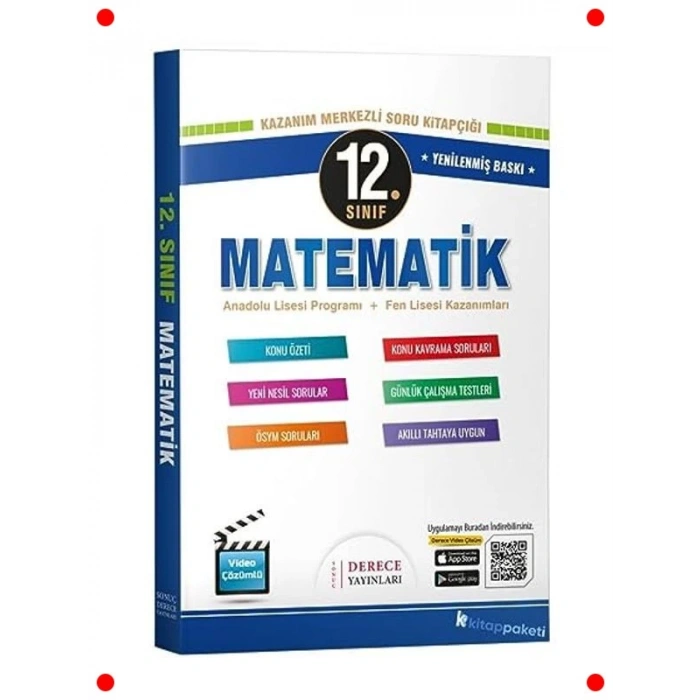 12. Sınıf Matematik Konu Anlatımlı Modüler Set