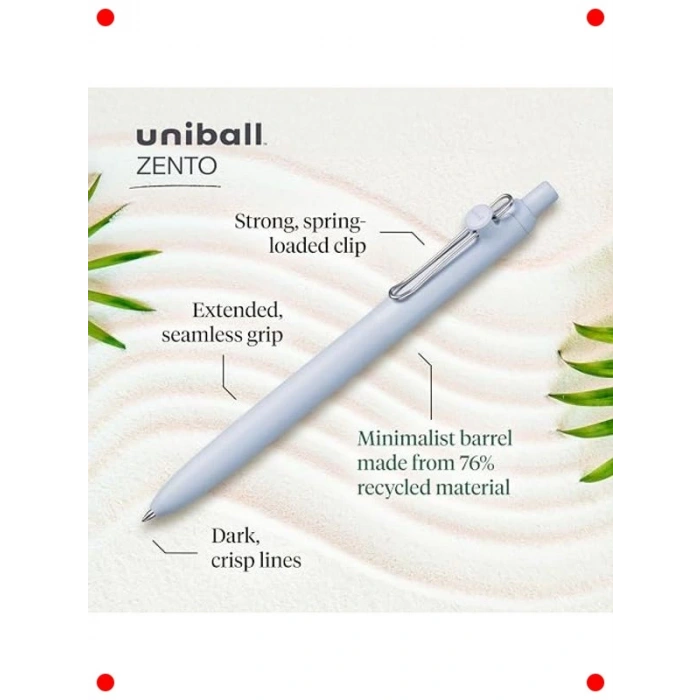 12 Siyah Jel Mürekkep Roller Kalem Seti