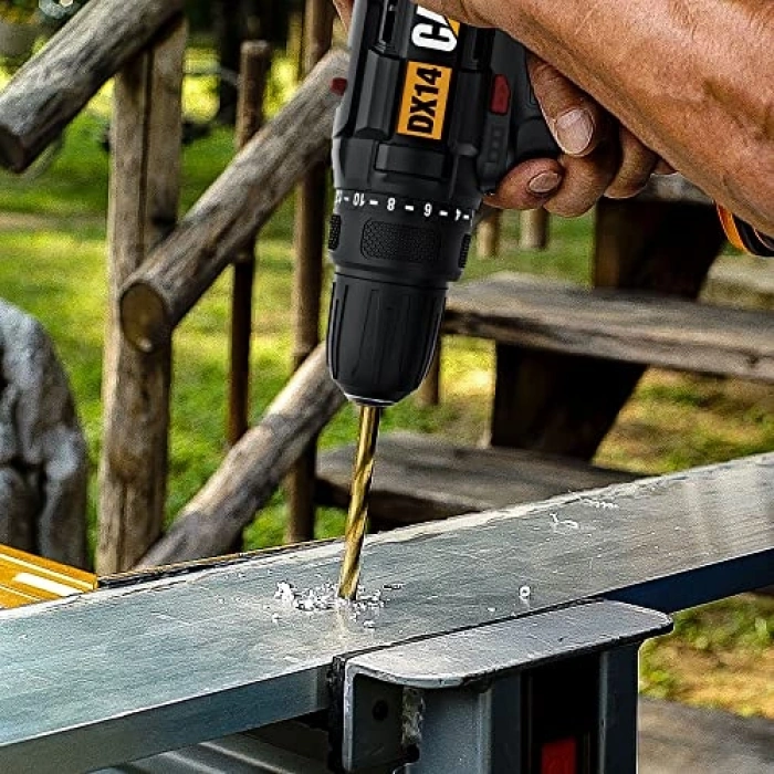 12 Volt / 2.0Ah Li-ion Çift Akülü Şarjlı Matkap