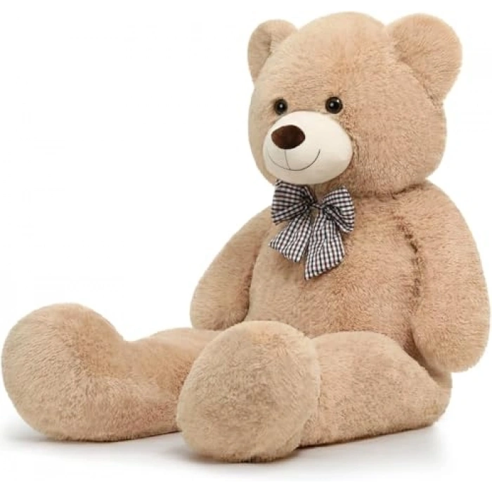 120 cm Boyutunda Peluş Papyonlu Ayı, Sevgiliye Hediye