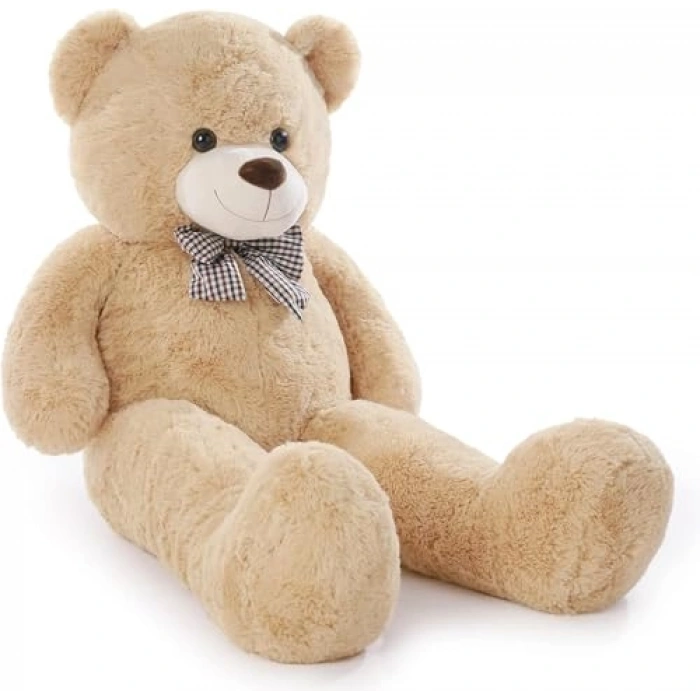 120 cm Boyutunda Peluş Papyonlu Ayı, Sevgiliye Hediye