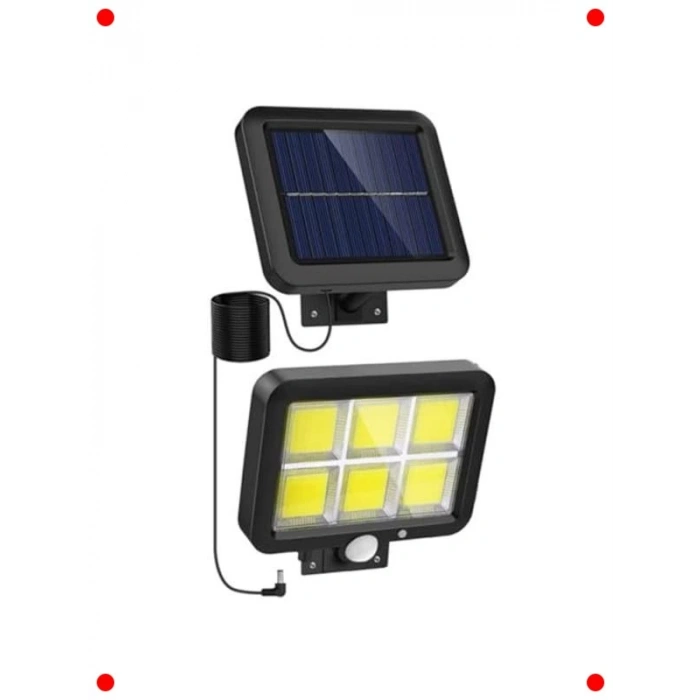 120 COB LED Güneş Enerjili Dış Mekan Aydınlatma