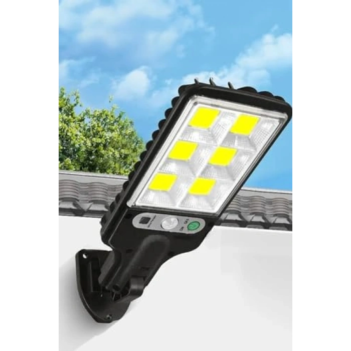 120 Led Güneş Enerjili Bahçe Aydınlatması, 3 Modlu Hareket Sensörü